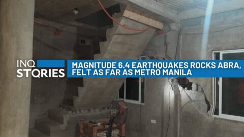 Earthquakes - Magnitude 6.4 earthquakes rocks Abra - Felt as far as Metro Manila