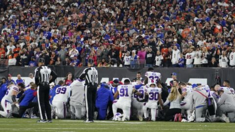 Prayers for Damar Hamlin - 24 year old Buffalo Bills player - Suffered Cardiac Arrest on Field Monday Night