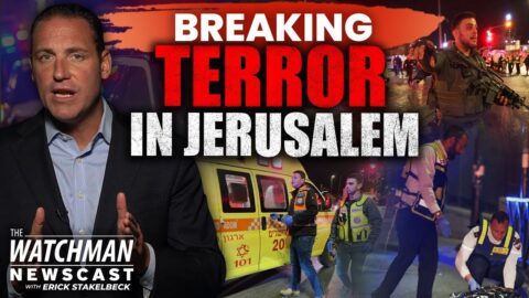 Israel ON EDGE as Jerusalem Synagogue Targeted in DEADLY Terror Attack - The Watchman with Erick Stakelbeck